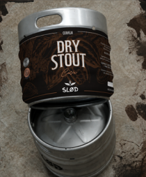 Barril de chopp SLØD Dry Stout · Cacau