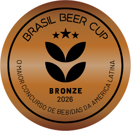 Medalha de bronze do Brasil Beer Cup 2026